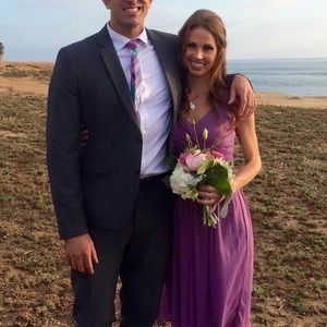 Light purple cocktail dress